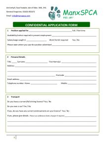 ManxSPCA-Job Application From